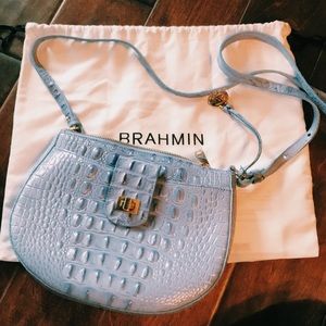 Brahmin Vanessa Crossbody in Periwinkle Melbourne